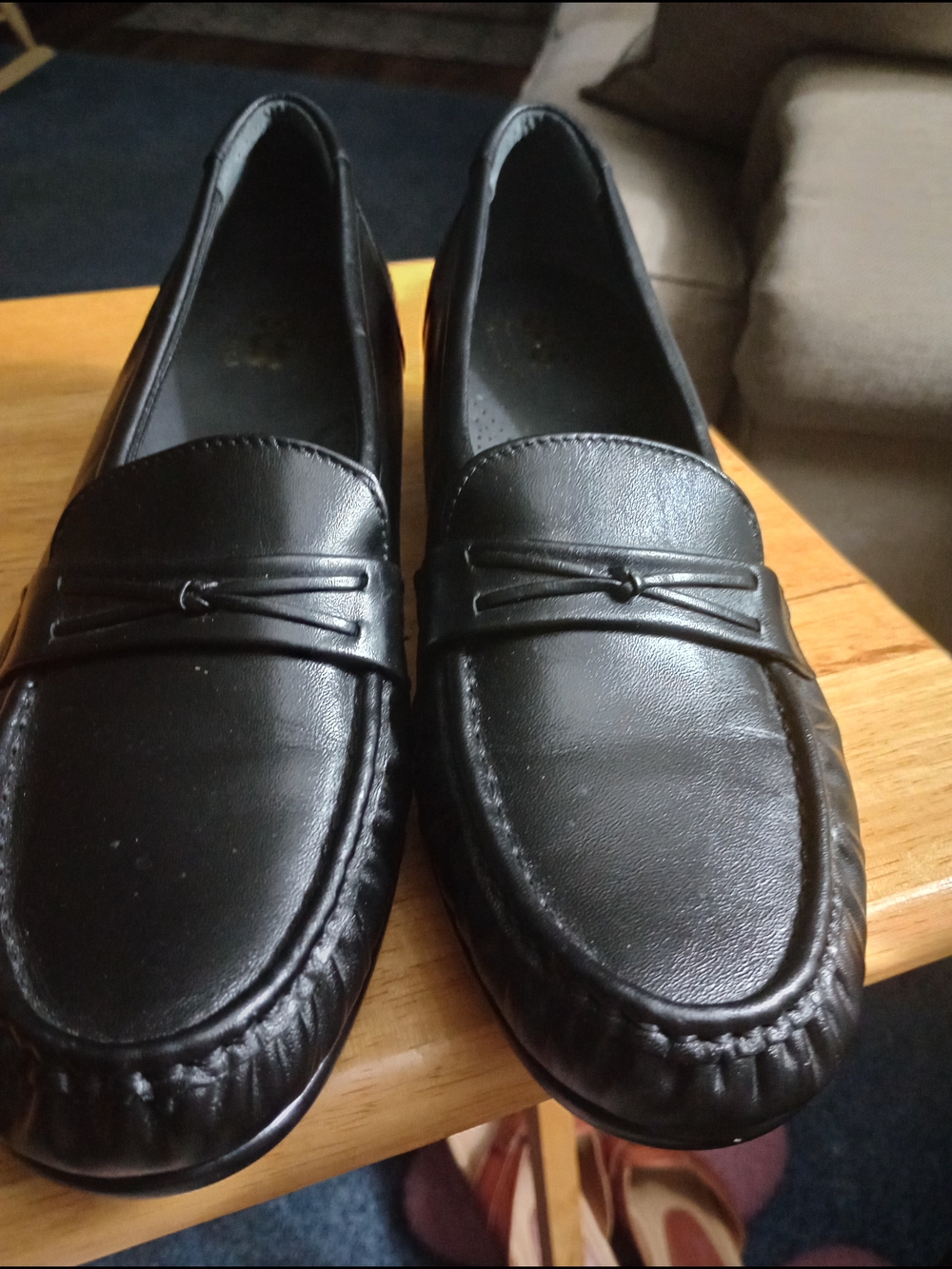 SAS Black Slip-On Comfort Loafers Size: 10 N